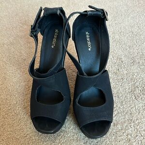 Brand New Black Wedge Heels